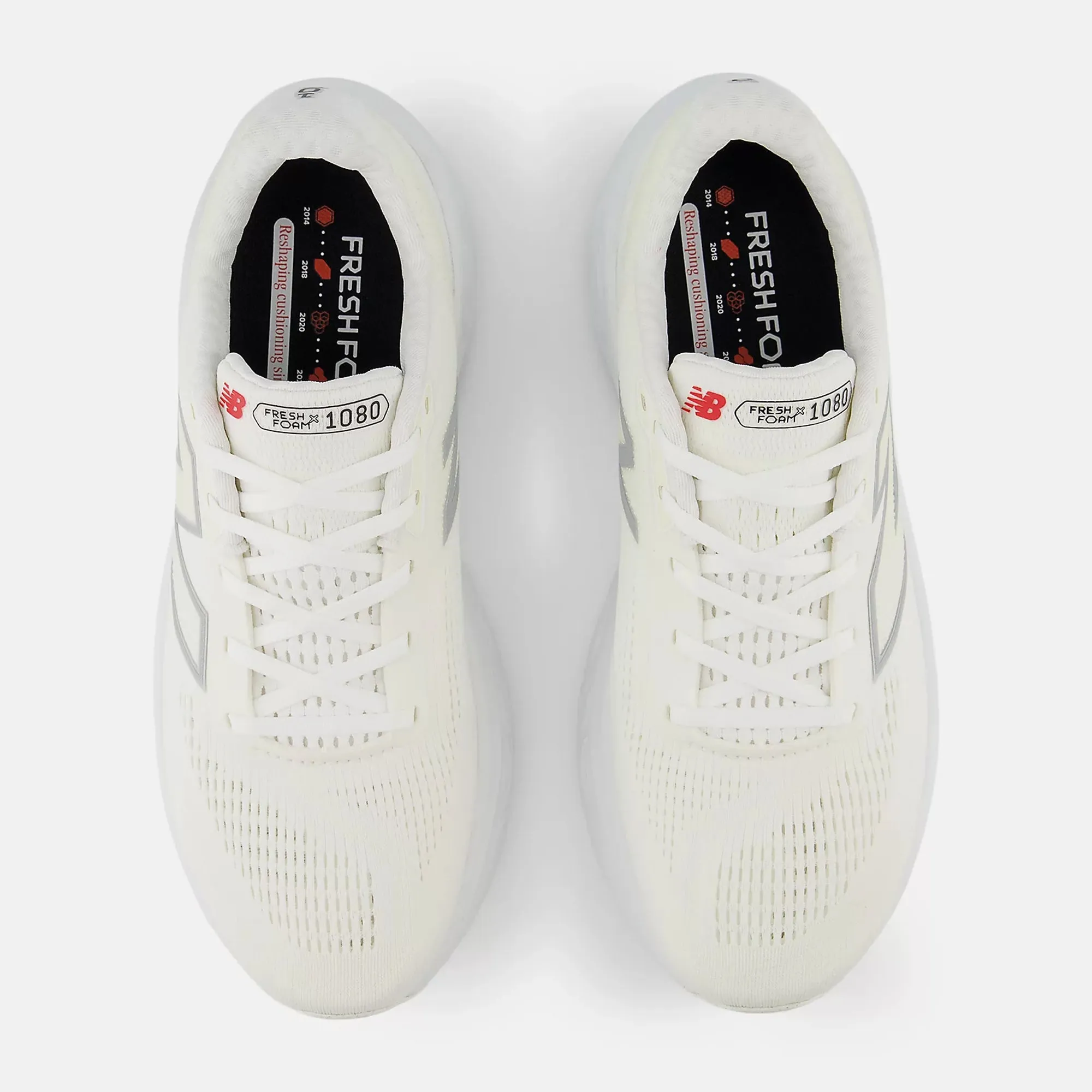 Fresh Foam 1080v14 - White w/ Silver Metallic & Sea Salt sold by Stomping Ground product image thumbnail 2