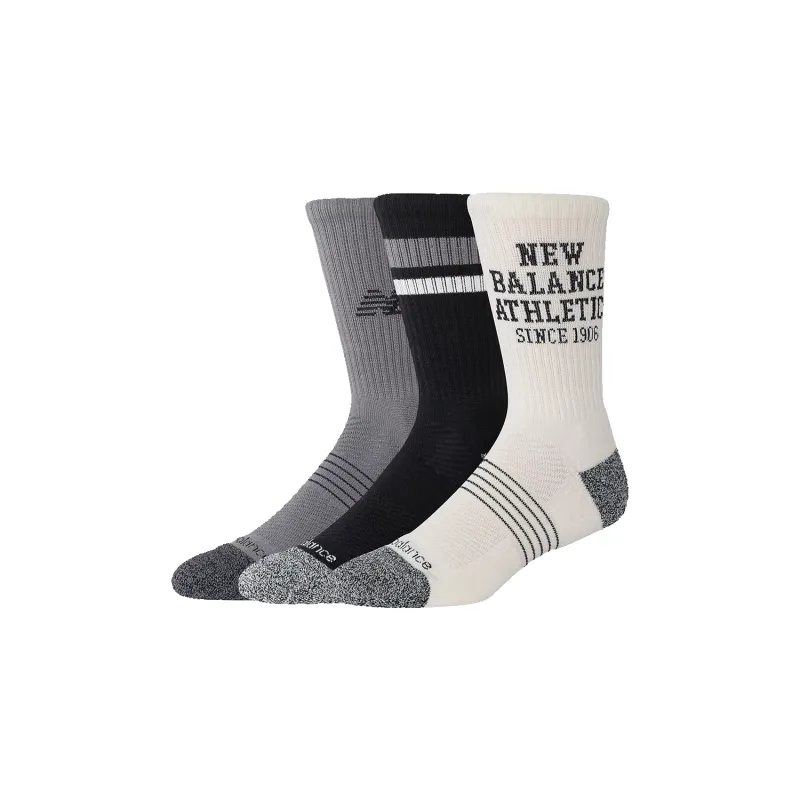 Lifestyle Graphic Crew Sock - Multi 3 pack sold by Stomping Ground