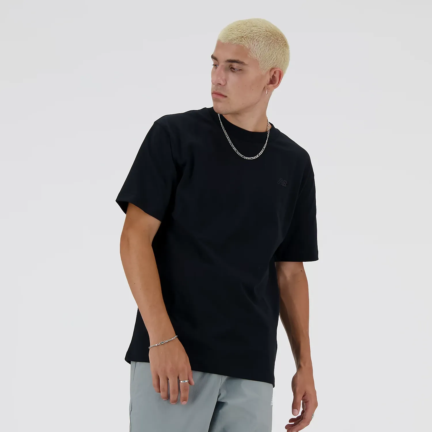 Athletics Cotton T-Shirt-Black sold by Stomping Ground product image thumbnail 2