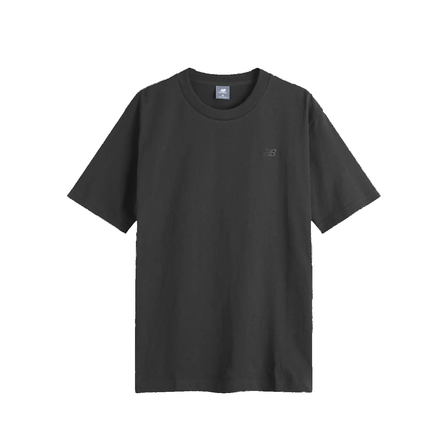Athletics Cotton T-Shirt-Black sold by Stomping Ground