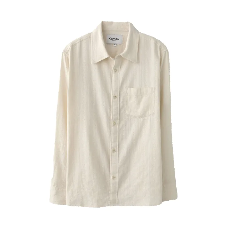 Ripple L/S Shirt - Natural sold by Stomping Ground