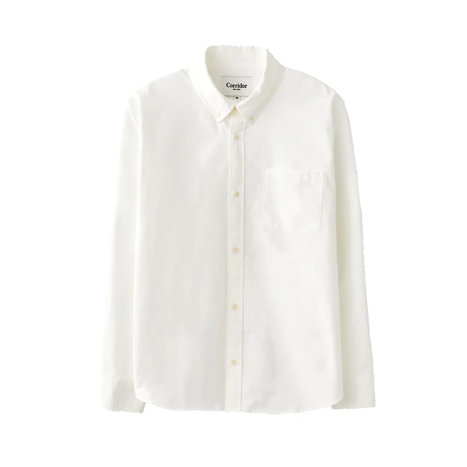 Oxford L/S Shirt - White sold by Stomping Ground