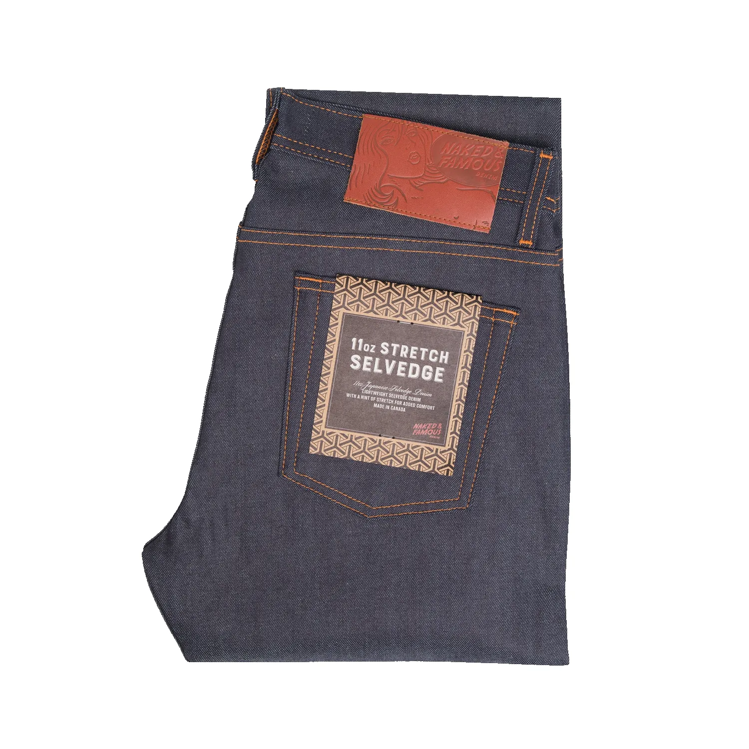 Weird Guy - 11oz Stretch Indigo sold by Stomping Ground