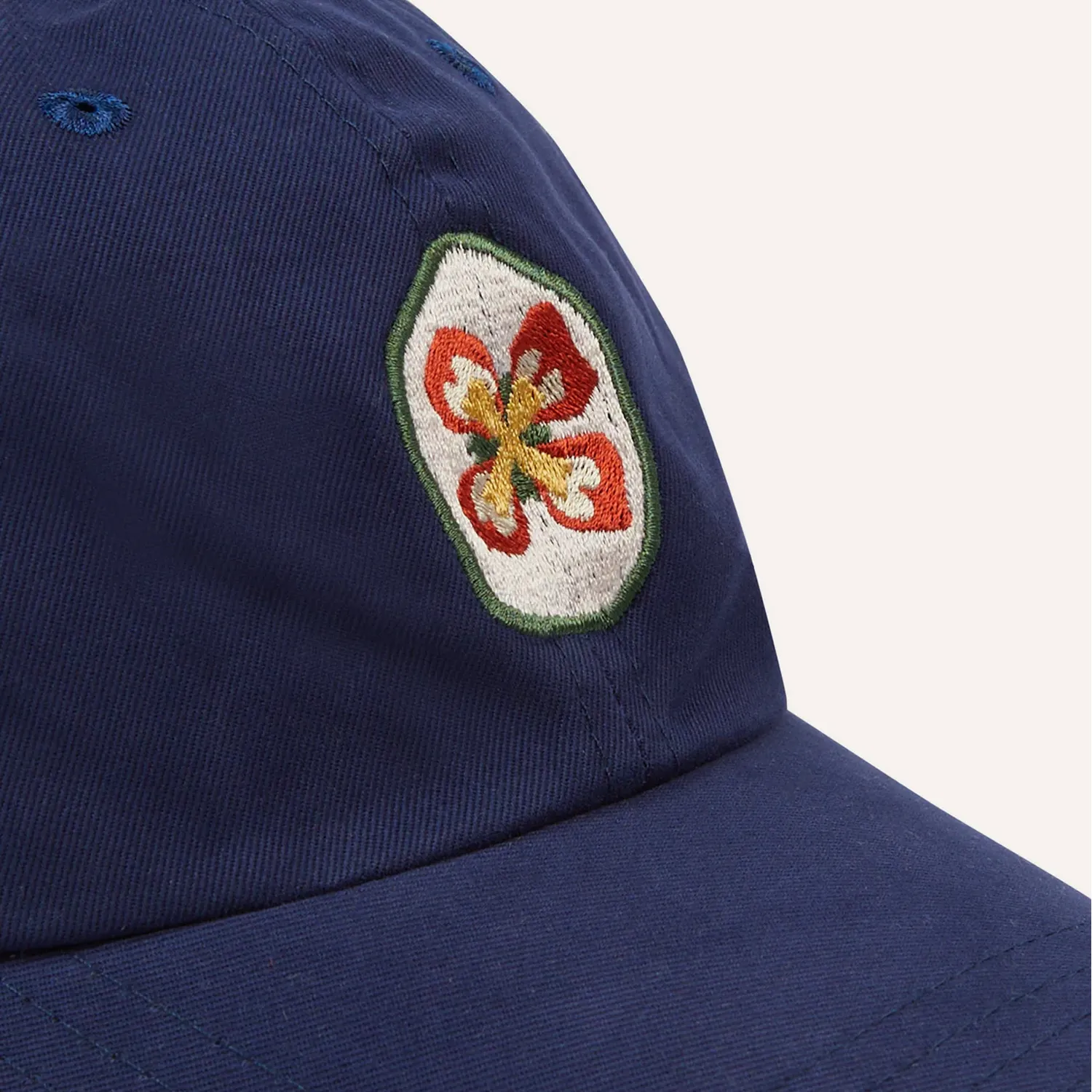 Petal Flower Baseball Cap - Navy sold by Stomping Ground product image thumbnail 2