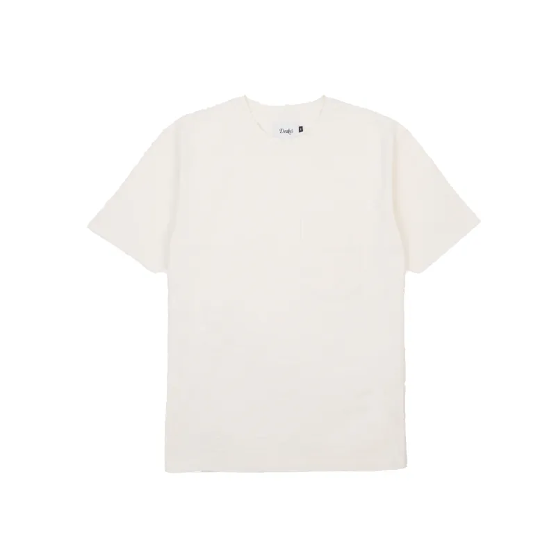Lightweight SS Cotton Flame Pocket Tee- Antique White sold by Stomping Ground