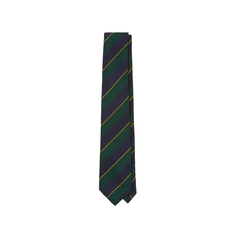 Line Stripe Mogador Tie-Navy/Green sold by Stomping Ground