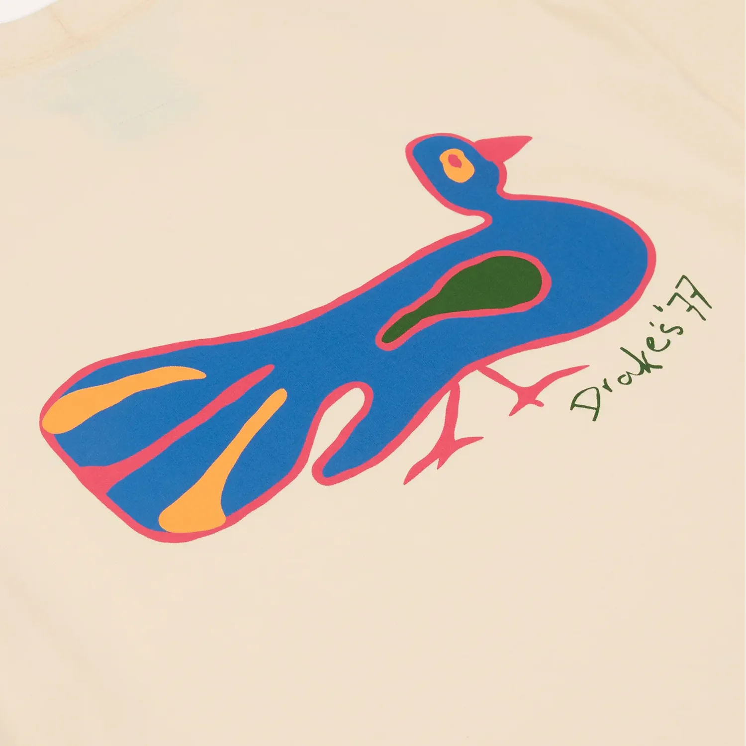 Peacock Graphic Print- Antique White sold by Stomping Ground product image thumbnail 2