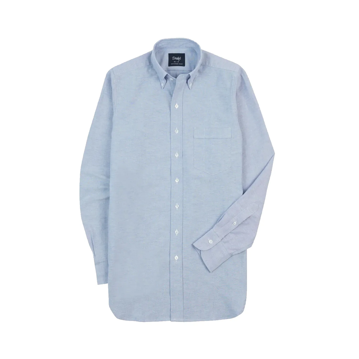 Button Down Oxford Shirt - Mid Blue sold by Stomping Ground