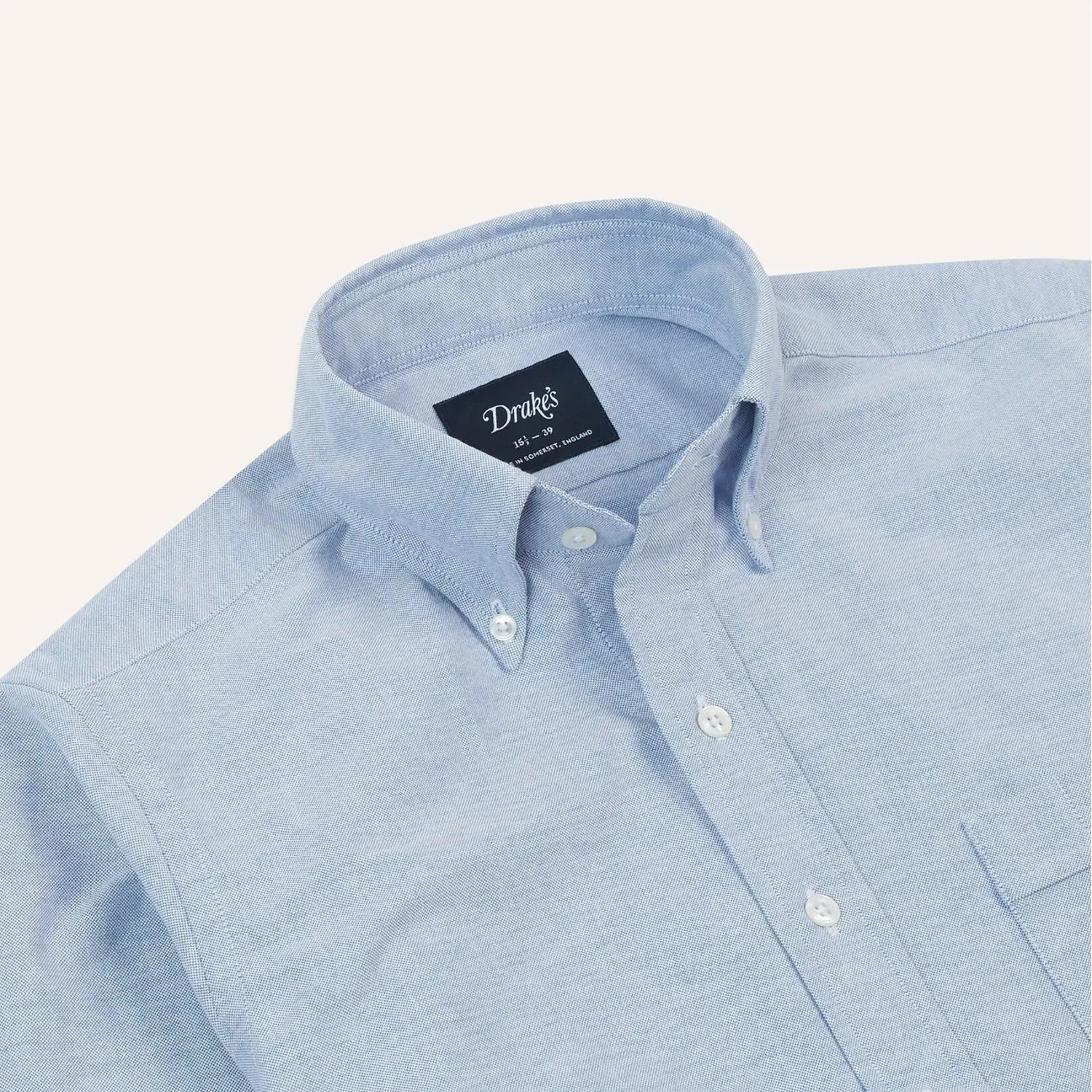 Button Down Oxford Shirt - Mid Blue sold by Stomping Ground product image thumbnail 2