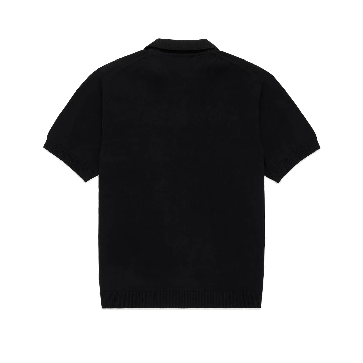Knit Polo Pima Cotton - BLACK sold by Stomping Ground product image thumbnail 2