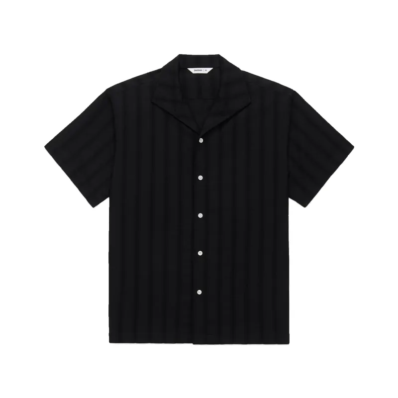 Leisure Shirt - Black Lace Weave sold by Stomping Ground