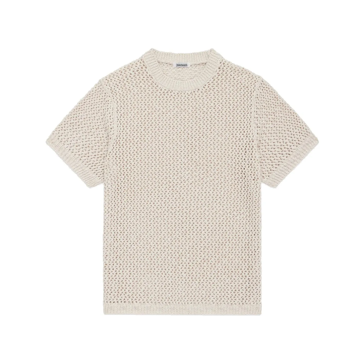 Knit T-Shirt - Ecru sold by Stomping Ground