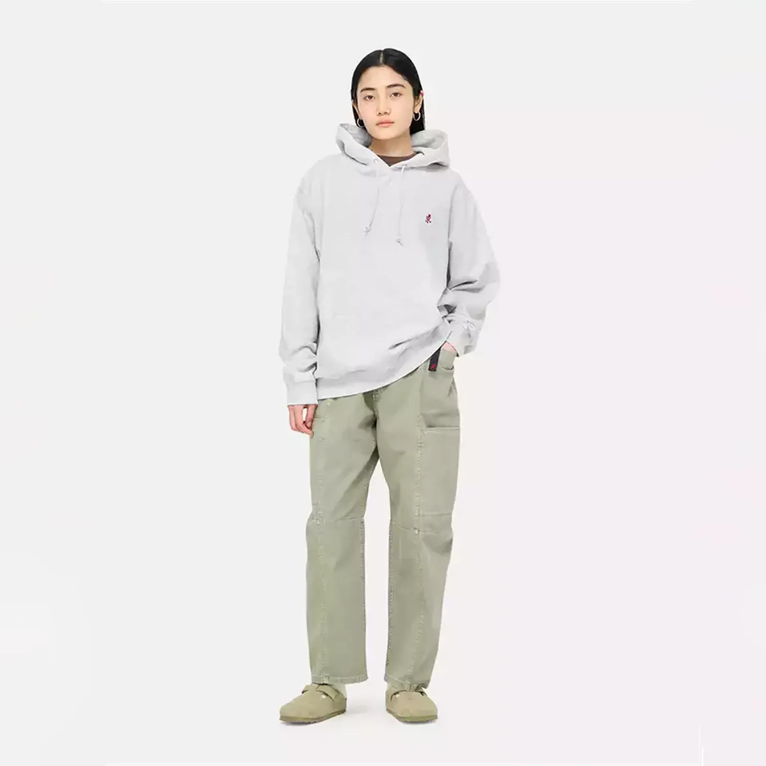 One Point Hooded Sweatshirt - Ash Heather sold by Stomping Ground product image thumbnail 2