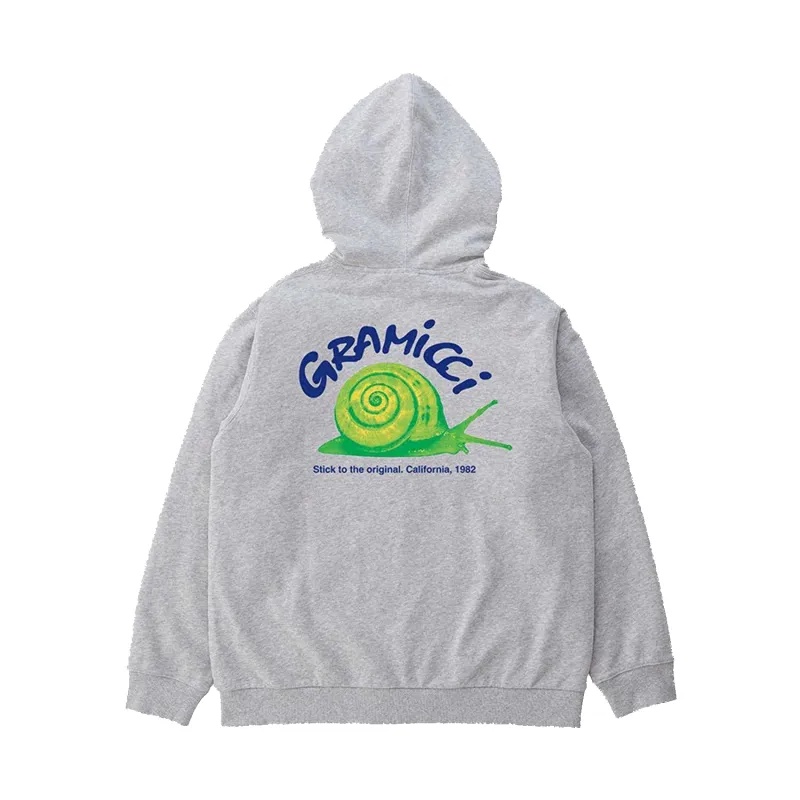 Snail Hoodie - Heather Grey made by Gramicci