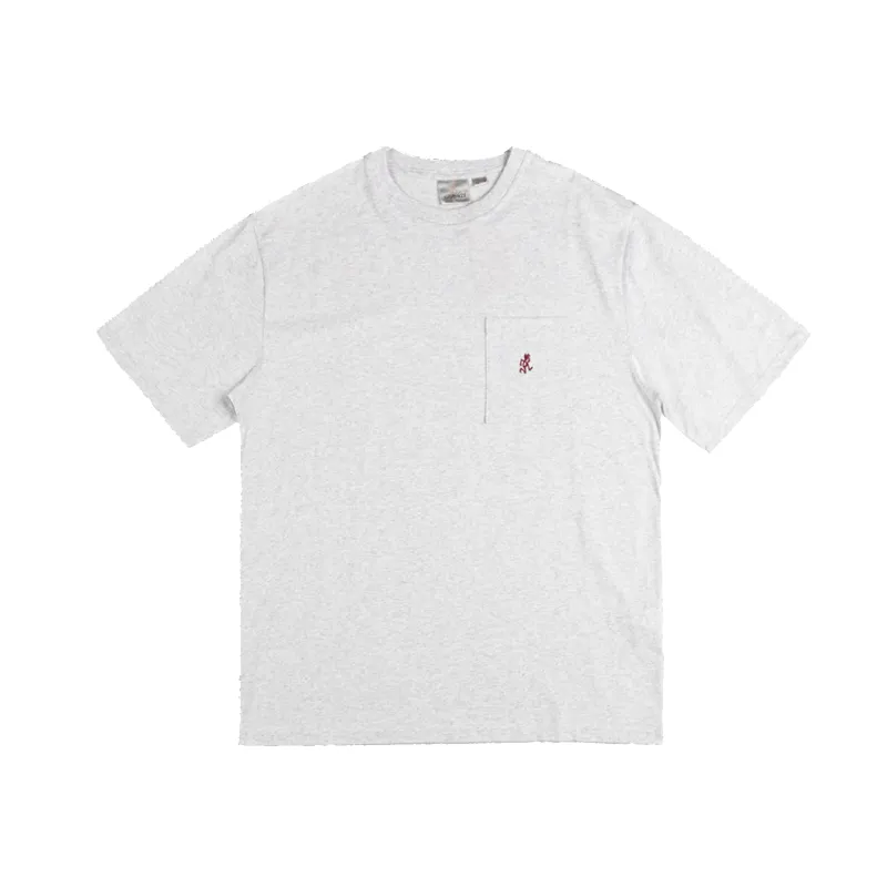 One Point Pocket Tee - Heather Grey sold by Stomping Ground