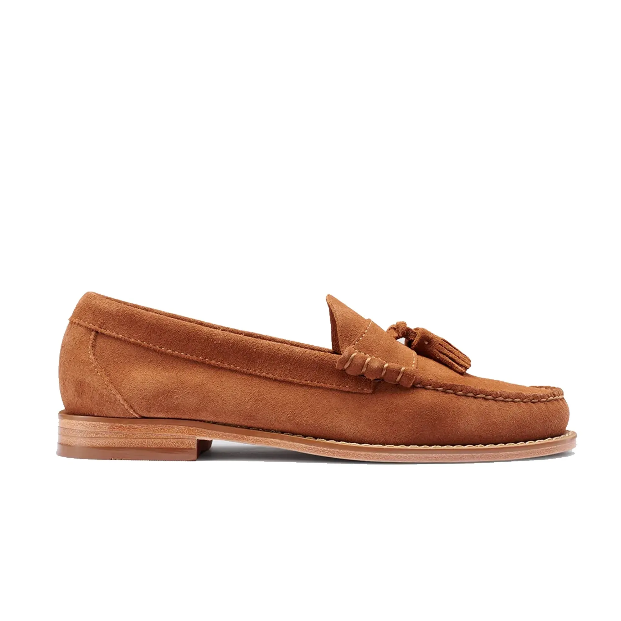 Lennox Tassel Weejun Loafer - Tan Suede sold by Stomping Ground