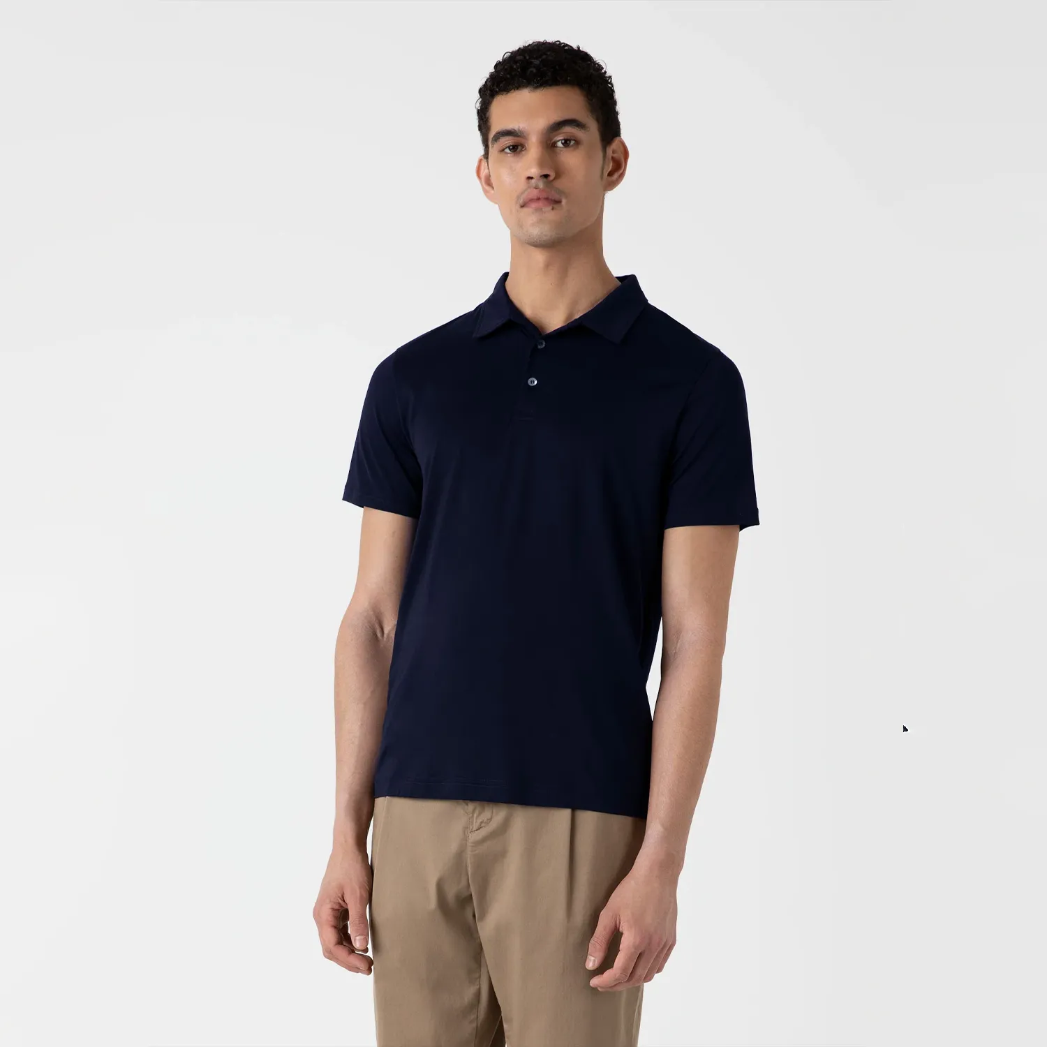 S/S Polo Shirt - Navy sold by Stomping Ground product image thumbnail 3