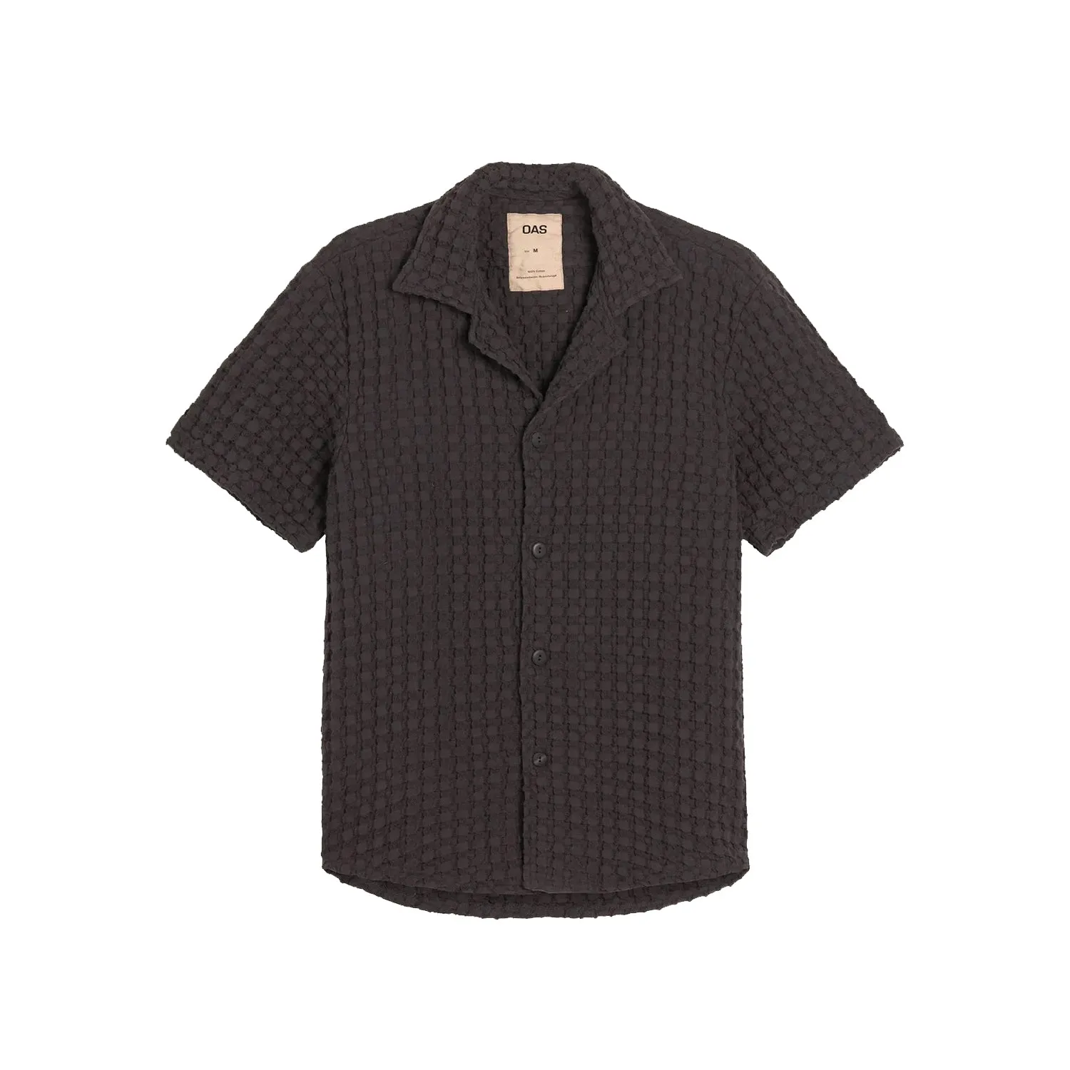 Cuba Waffle Shirt - Nearly Black sold by Stomping Ground
