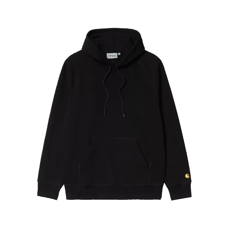 Hooded Chase Sweatshirt - Black/Gold sold by Stomping Ground