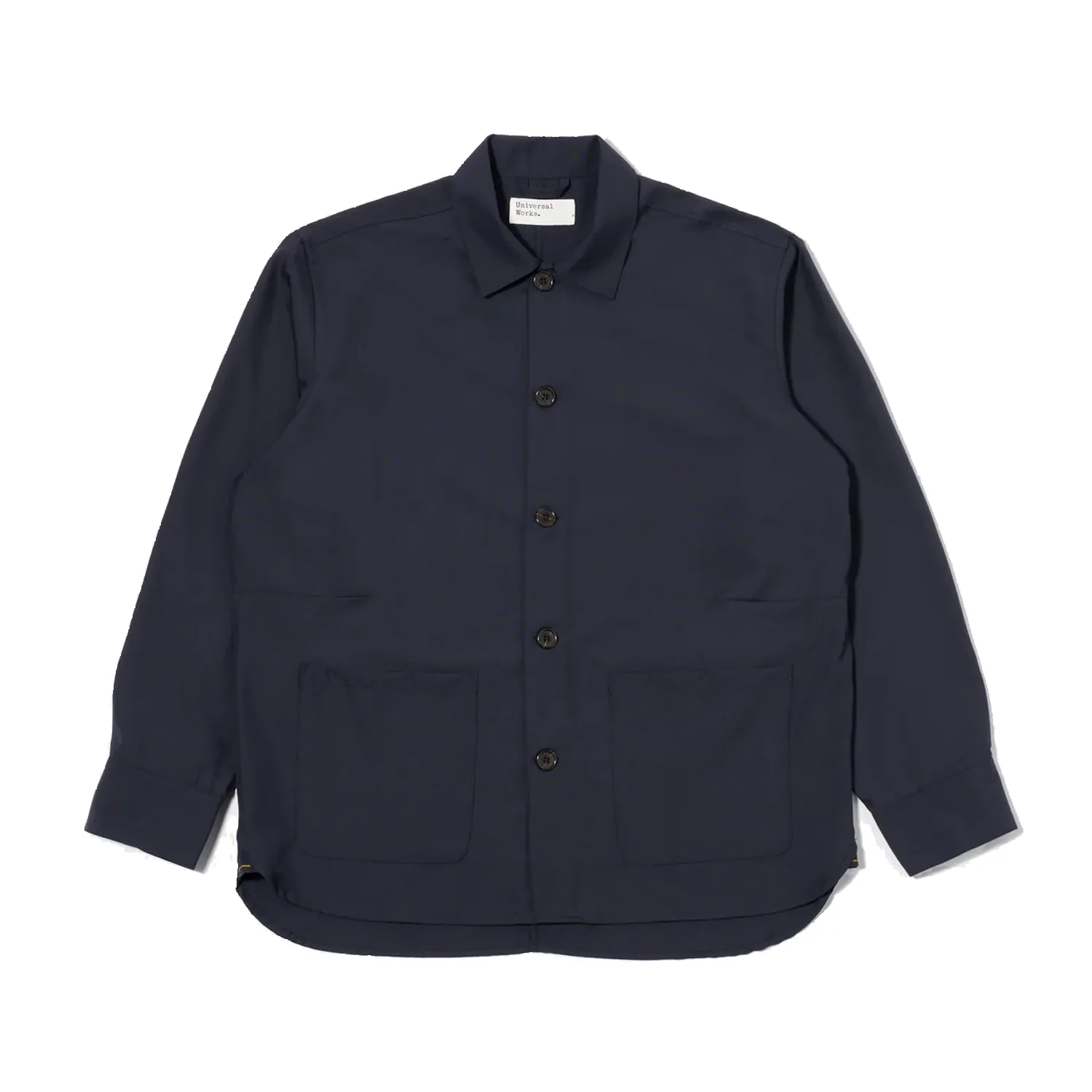 Travail Overshirt - Navy Tropical Suiting sold by Stomping Ground