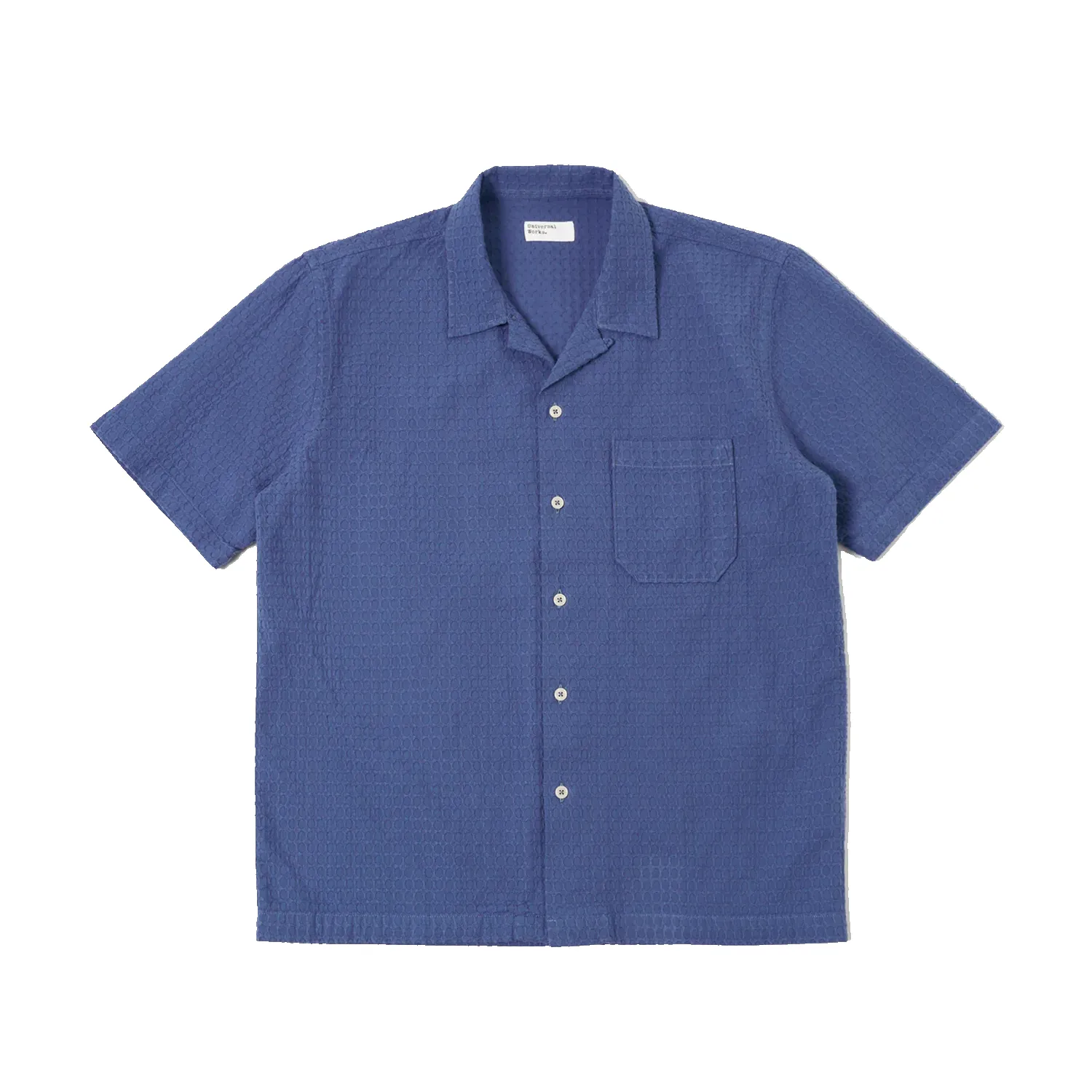 Road Shirt - Blue Delos Cotton sold by Stomping Ground