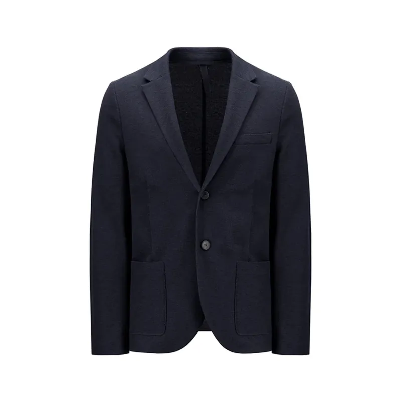 Diagonal Loro Piana Blazer - Navy sold by Stomping Ground