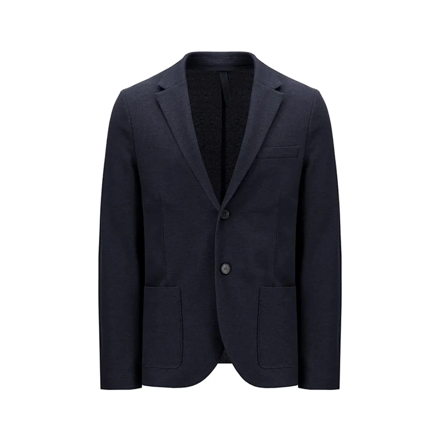 Diagonal Loro Piana Blazer - Navy sold by Stomping Ground