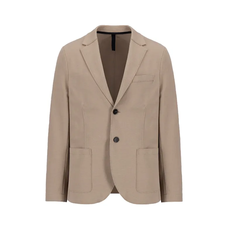 Stretch Piquet Blazer - Oat Melange sold by Stomping Ground