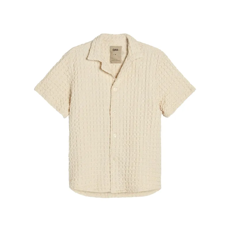 Cuba Waffle Shirt - Ecru sold by Stomping Ground