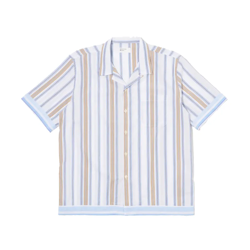 Dean Road Shirt - Blue/Sand Pop Stripe Three sold by Stomping Ground