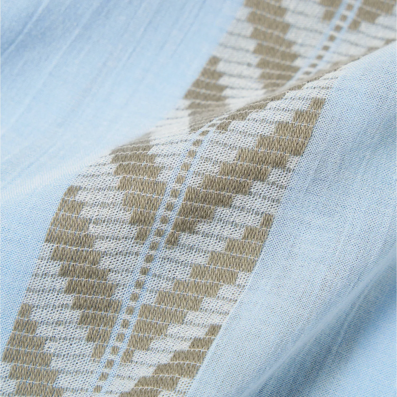 Road Shirt - Pale Blue Hendrix Beach Stripe sold by Stomping Ground product image thumbnail 2