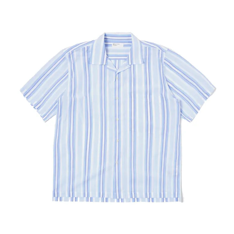 Camp Shirt - White/Blue Pop Stripe Two sold by Stomping Ground