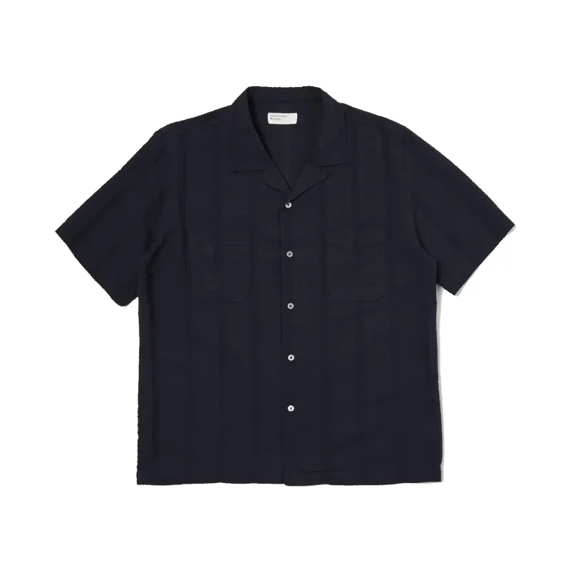Sal Road Shirt - Navy Maui Cotton sold by Stomping Ground