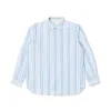 Lazy Day Shirt - White/Blue Pop Stripe Two sold by Stomping Ground