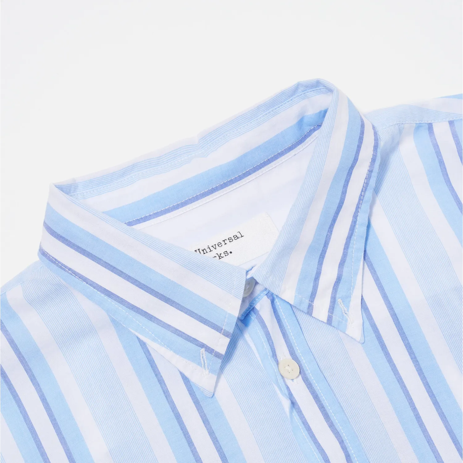 Lazy Day Shirt - White/Blue Pop Stripe Two sold by Stomping Ground product image thumbnail 2