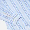 Lazy Day Shirt - White/Blue Pop Stripe Two sold by Stomping Ground