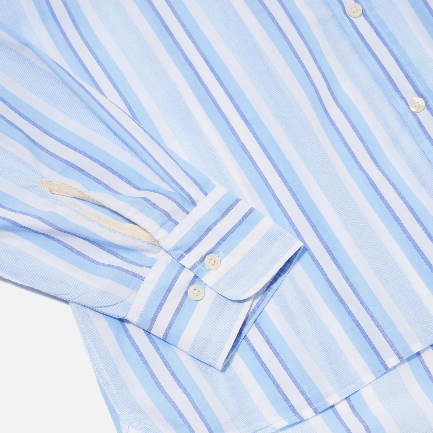 Lazy Day Shirt - White/Blue Pop Stripe Two sold by Stomping Ground product image thumbnail 3