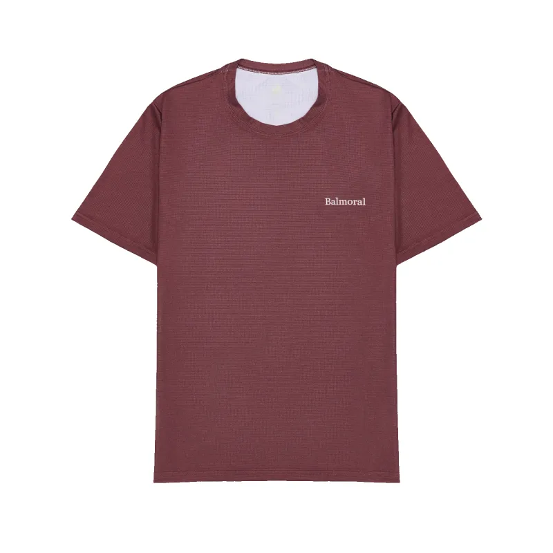 Lansdowne T-shirt - Wine / Cream sold by Stomping Ground