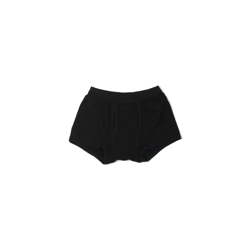 254 Loopwheeled Boxer Brief - Deep Black sold by Stomping Ground