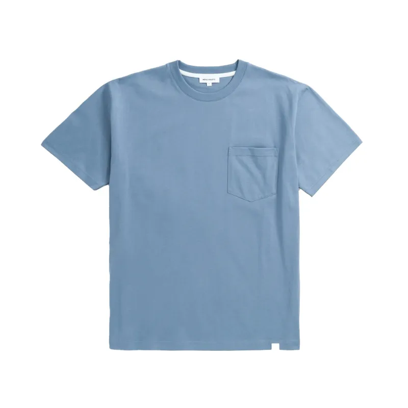 Johannes N Logo T-Shirt - Fog Blue sold by Stomping Ground