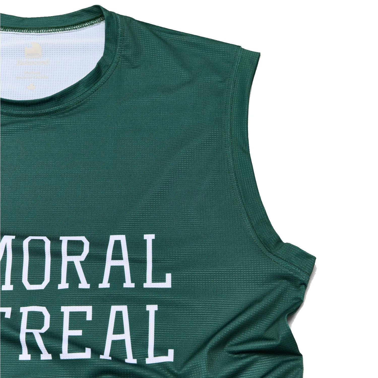 Hudson Muscle Tee - Forest Green / White sold by Stomping Ground product image thumbnail 2