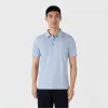 S/S Polo Shirt - Blue Mist sold by Stomping Ground