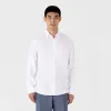 L/S Linen Shirt - White sold by Stomping Ground