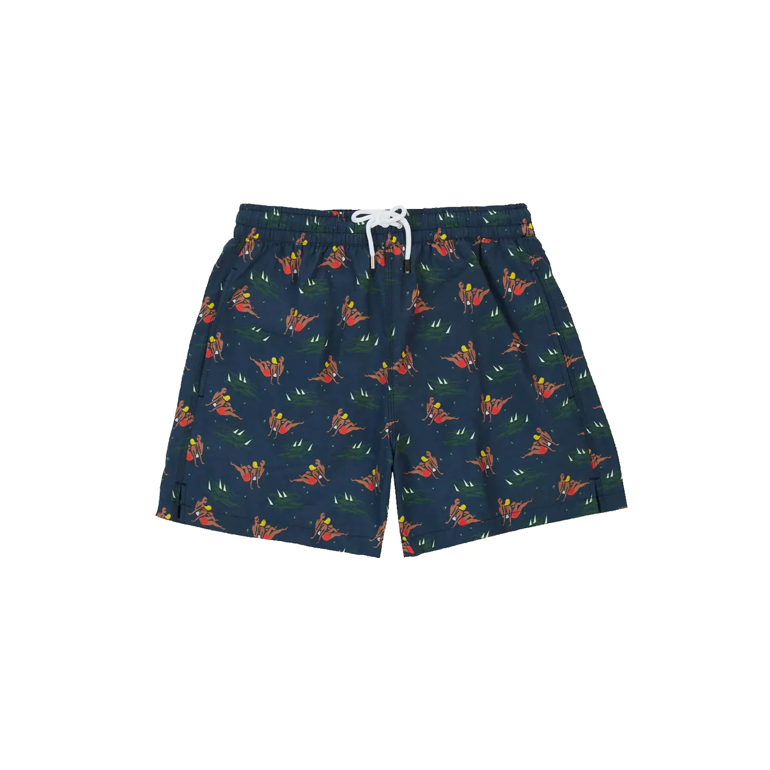 Bathers Print Swim Short-Navy sold by Stomping Ground