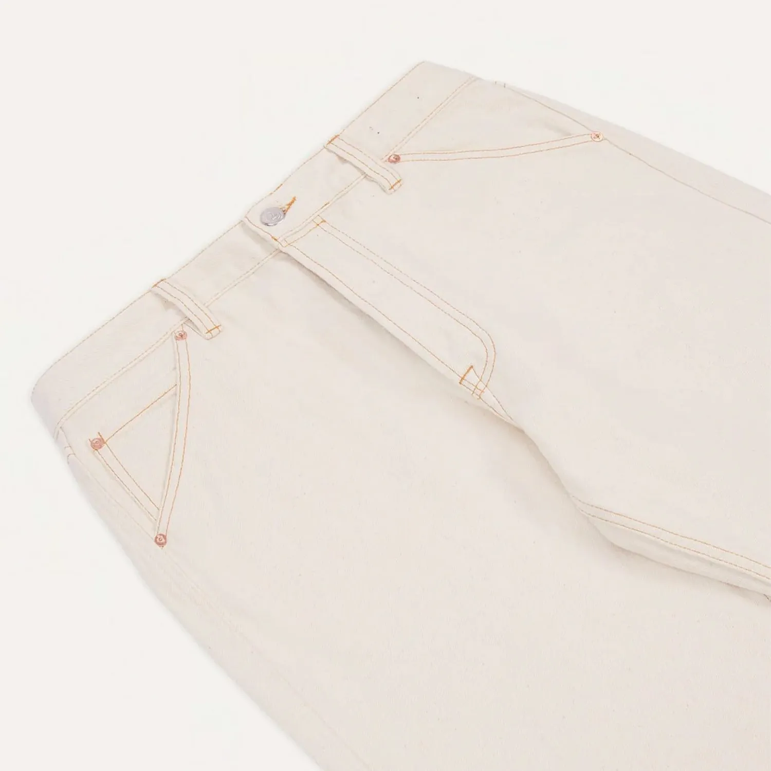 5 Pocket Selvedge Denim- Ecru sold by Stomping Ground product image thumbnail 3