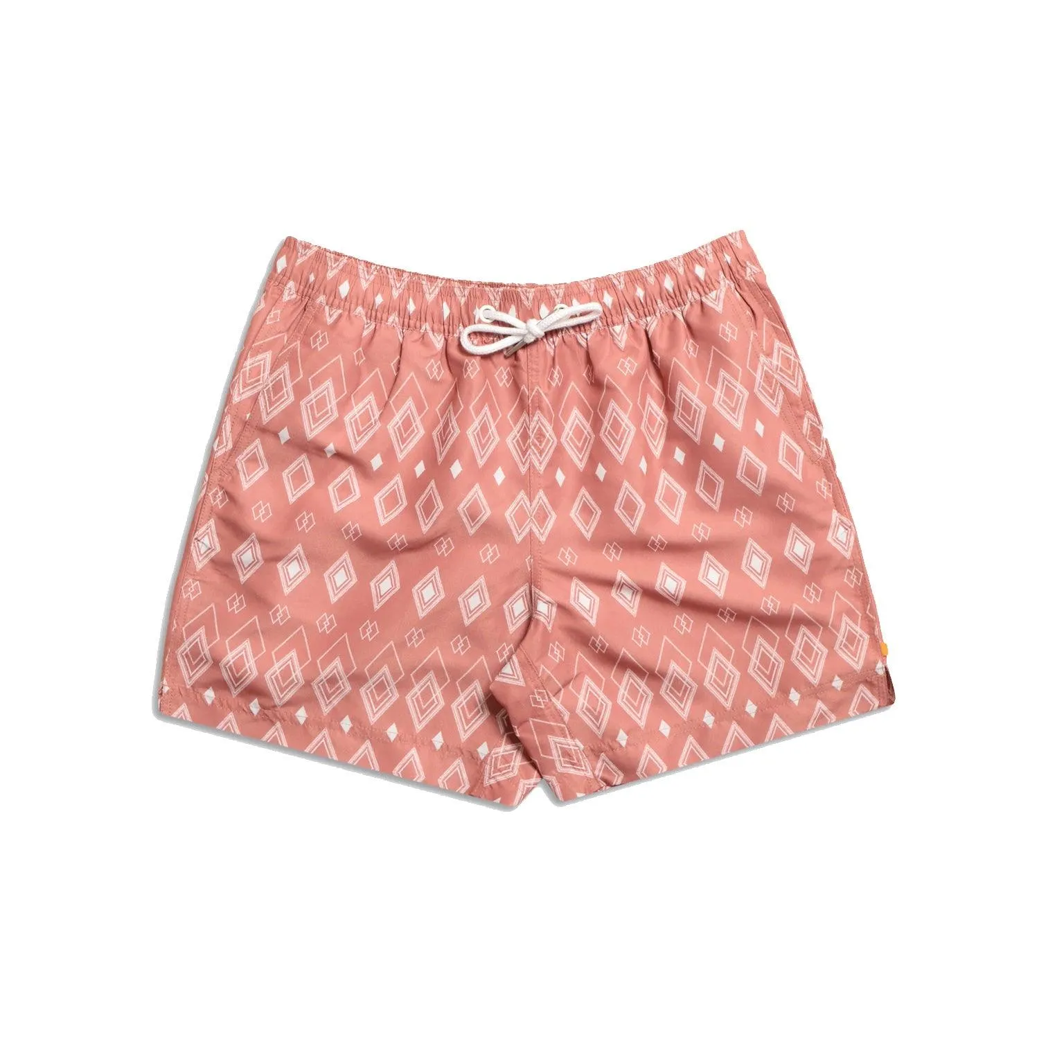 Printed Swimshorts - Pink Mahogany Diamonds sold by Stomping Ground