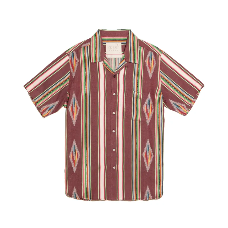 Lamar S/S Shirt - JAC17 - Wine sold by Stomping Ground