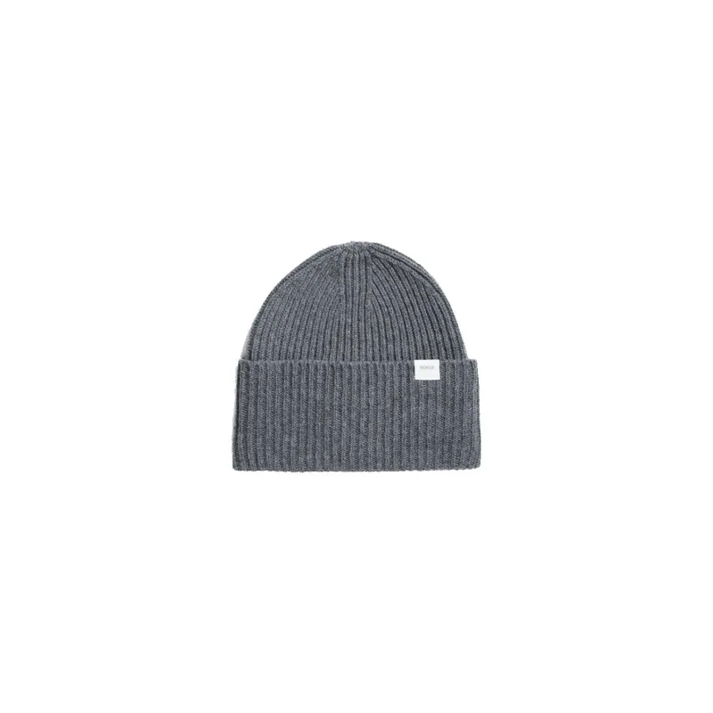 STANDARD MERINO LAMBS BEANIE - Grey Melange sold by Stomping Ground