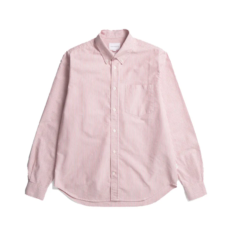 Norse Standard Oxford BD Shirt - Blood Orange sold by Stomping Ground