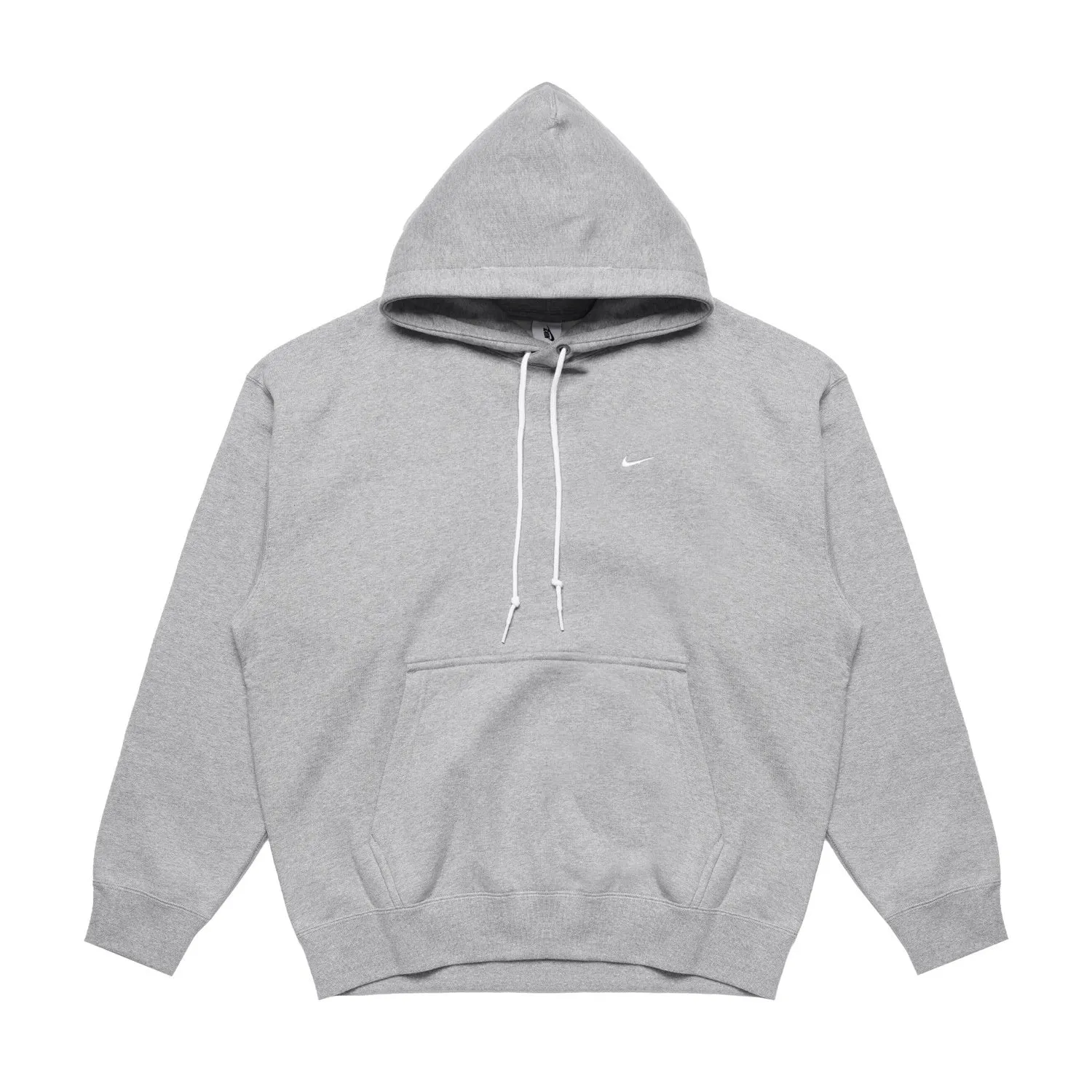 Nike Solo Swoosh Fleece Hoodie - Grey sold by Stomping Ground
